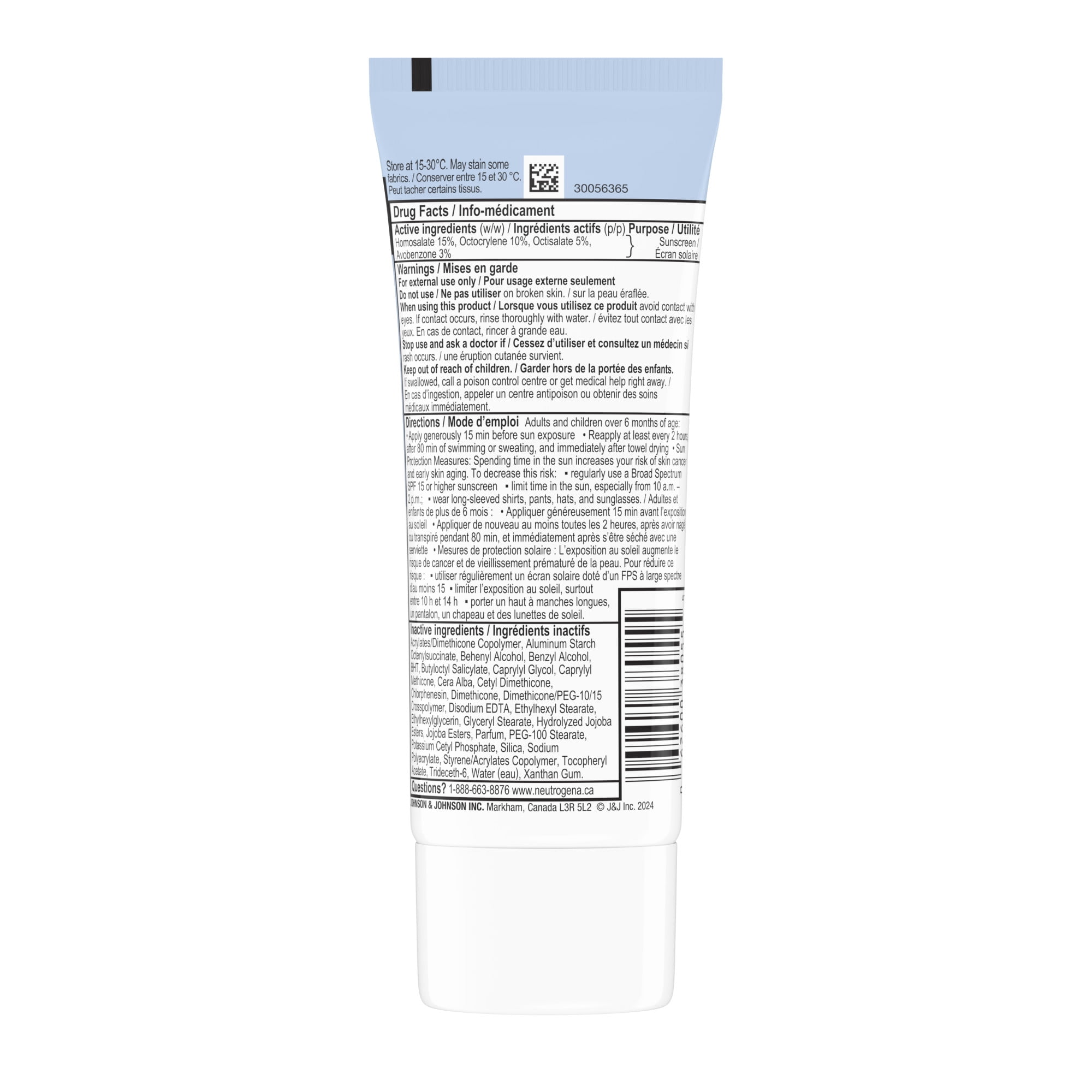 Neutrogena Ultra Sheer Écran solaire Visage FPS 60, 88 ml
