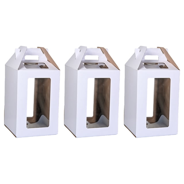 kurtrusly 3pack/lot Durable And Lightweight Cardboard Box For Business Packaging Box Packaging For Business 3Pcs+10*10*12in