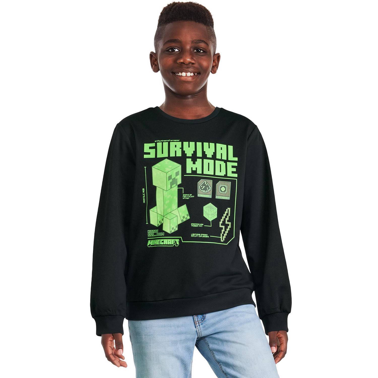 Minecraft Boys' Graphic Sweatshirt - Walmart.ca