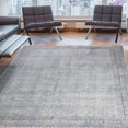thumbnail image 2 of Casavani Indian Custom Carpet Dining Room Rug,Gray 7x7 feet, 2 of 6