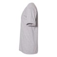 thumbnail image 2 of Fine Jersey T-Shirt Col en V, S, Gris Chiné, 2 of 5