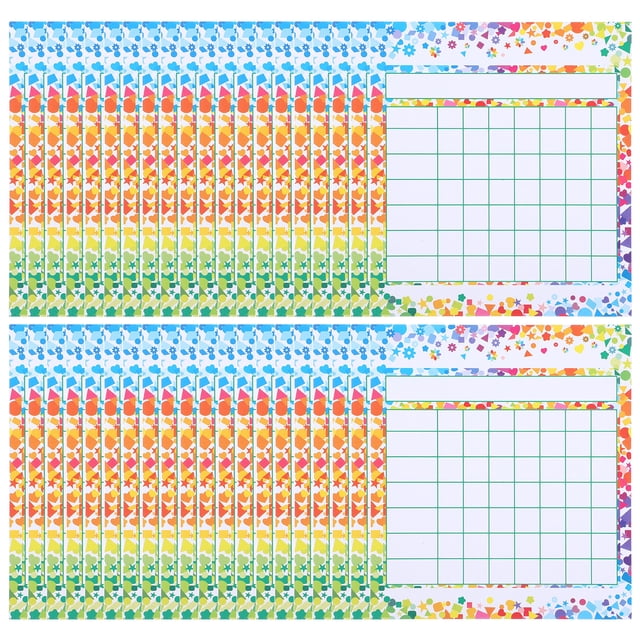 KAKOWELY chore chart for kids 50 Sheets Chore Charts For Kids Star Charts For Kids Behavior Incentive Charts For Classroom Reward Charts For Kids Chore Charts Sticker Charts For Kids Behavior