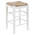 thumbnail image 1 of Boraam Square Rush Backless Counter Stool - Cream, 1 of 5