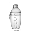 thumbnail image 3 of Kadlawus Plastic Shaker for Bar, ABS Cocktail Mixer with Measurement Scale, Heavy Duty Drink Mixing Tool for Lemon Tea, Cocktails, Smoothies, 3 of 6