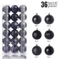 thumbnail image 2 of Christmas Ornaments 36-Pack Christmas Ball Ornaments With Strings  Shatterproof Plastic Christmas Bulbs  Hanging Decorations For  Tree  Holiday  Wedding  Party, 2 of 6