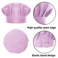 thumbnail image 3 of TOPTIE Kids Apron and Chef Hat Set, Adjustable Cotton Child Cooking Kitchen Apron, S-XXL-Light Pink-XL, 3 of 8