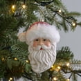 thumbnail image 5 of HOLIDAY TIME 6 Inch Santa Face Christmas Ornament, 80% Polyester 20% PP Hanging Tree Decoration, 5 of 5
