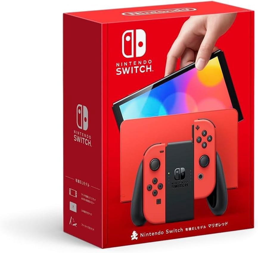 Nintendo Switch 本体＋α Nintendo Switch Console - OLED Model with Neon Blue and Red Joy
