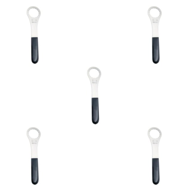 Redempat Convenient Bicycle Tool Bottom Bracket Wrench Repair Tool Versatile Axle Wrench Tool 48.5-49mm 240x60x4mm 5Set