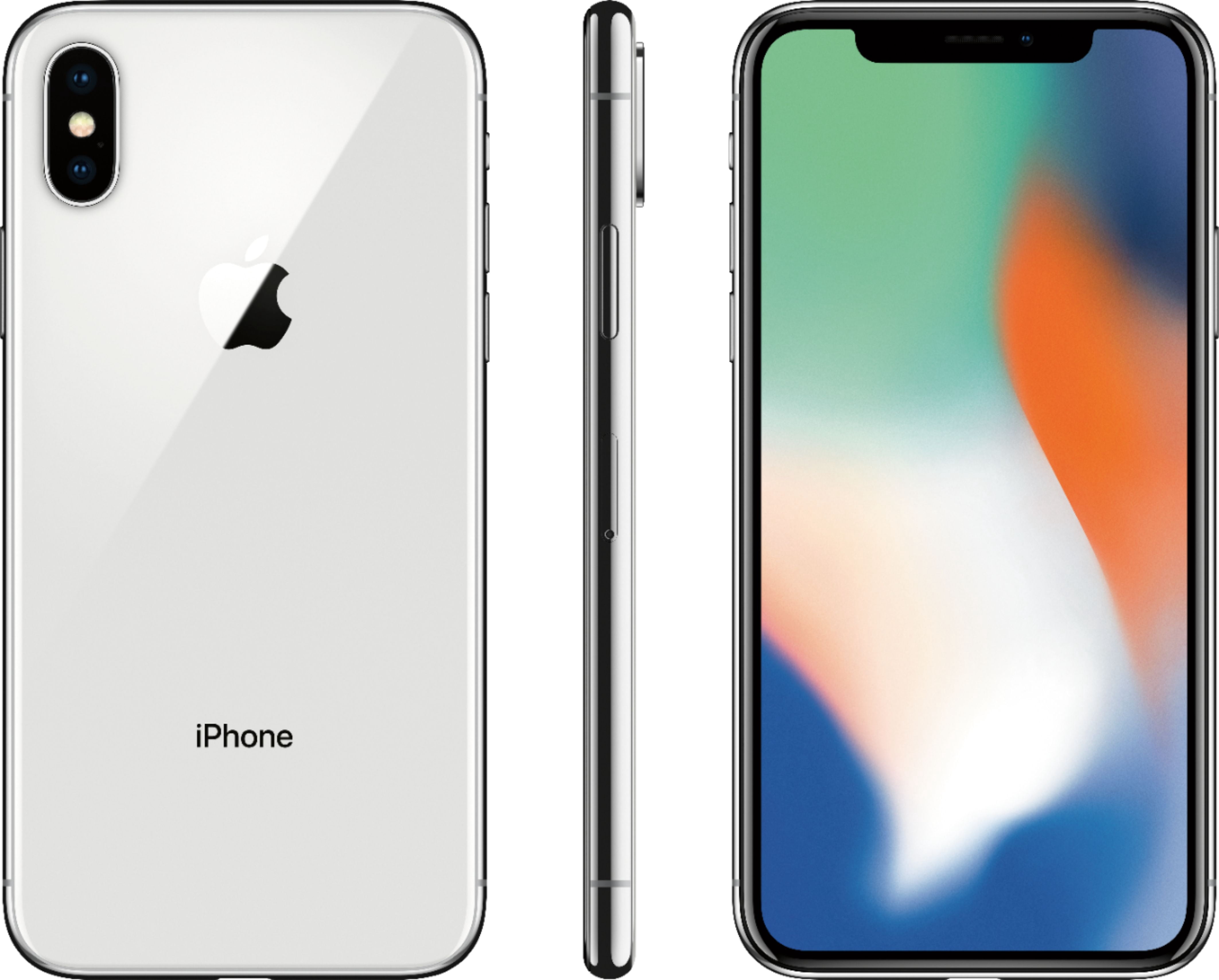 Open Box Apple iPhone X A1865 (Fully Unlocked) 256GB Silver
