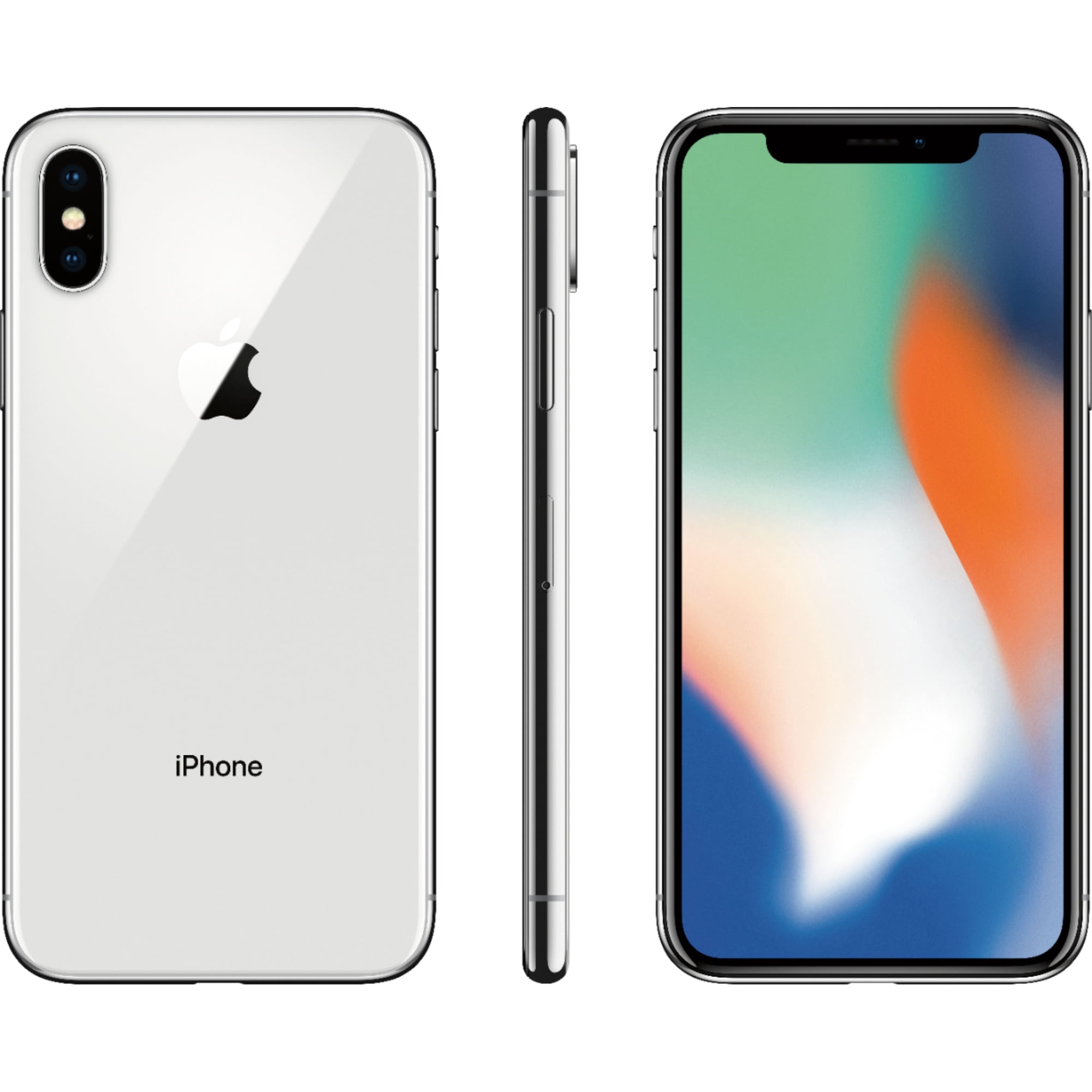 Apple - iPhone X スペースグレー 256GB 北米版SIMフリー A1865 Open Box Apple iPhone X A1865 (Fully Unlocked) 256GB Silver