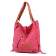 thumbnail image 1 of Women Tote Bag Large Capacity Dual-use Canvas Shoulder Purse Travel Backpack, 1 of 4