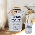 thumbnail image 1 of Foldable Laundry Basket, Collapsible Storage Basket with Handles for Laundry Room and Dorm Organization, Easy to Store and Portable Cloth Hamper for Bedroom, Bathroom, and Home Use, 1 of 7