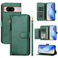 thumbnail image 2 of Google Pixel 8 5G Case ,Zipper Handbag Wallet Leather Cover with Crossbody Detachable Lanyard Strap, 2 of 5