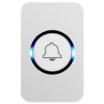 thumbnail image 3 of 61 Ringtones Wireless Doorbell Chime, Long Range 500ft Smart Doorbell with IP66 Waterproof Button, Easy Plug Play Installation for Home Office Villa, White, 3 of 7