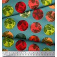 thumbnail image 3 of Soimoi Green Velvet Fabric Crystal Stone Geometric Fabric Prints By Yard 58 Inch Wide, 3 of 3