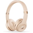 thumbnail image 1 of Restored Beats Solo3 Wireless On-Ear Headphones - W1 Chip, Class 1 Bluetooth, 40 Hours of Listening Time, Built-In Microphone and Controls - (Satin Gold), 1 of 7