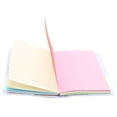 thumbnail image 2 of EeaseCA PU Leather Notebook with Colored Pages Notepad with Colored Paper Medium Size (Yellow), 2 of 4