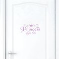 thumbnail image 2 of VogueV Princess Wall Decal - Removable Floral Door Sticker Purple, 2 of 2