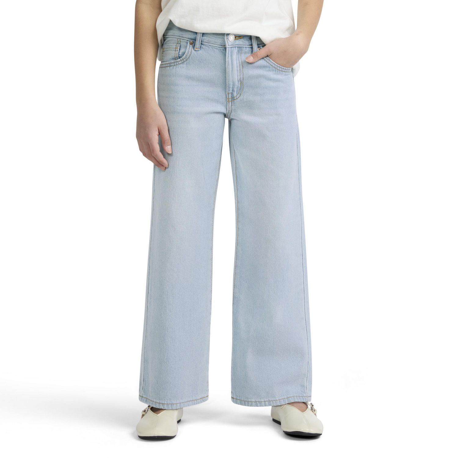 Jean taille mi-haute à jambes larges Levi Strauss Signature pour fille