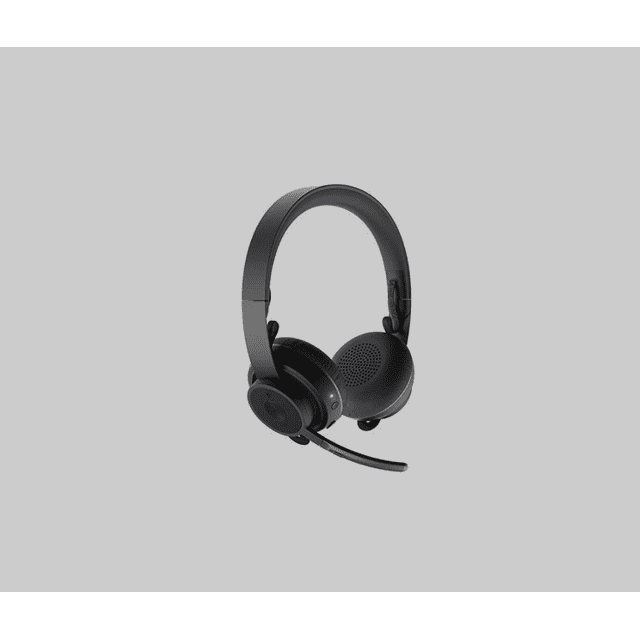 Refurbished Logitech 981-000853 Zone Wireless Certified for Microsoft Teams Bluetooth Headset, Black