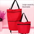 thumbnail image 2 of Labymos B11-46 Shopping Trolley Bag Portable multi-function Oxford Folable Tote bag Shopping Cart Reusable Grocery, 2 of 8