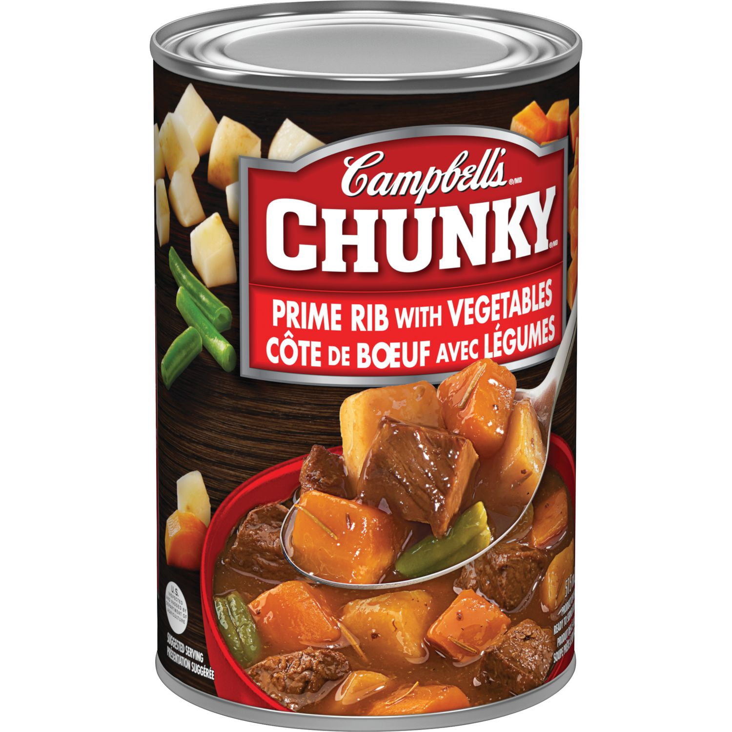 Campbell's® Chunky® Prime Rib with Vegetables Ready to Serve Soup, Shelf Stable