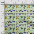 thumbnail image 2 of oneOone Polyester Spandex Light Green Fabric Beach Wear Sewing Craft Projects Fabric Prints By Yard 56 Inch Wide, 2 of 4