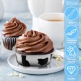 thumbnail image 4 of 60Pcs Aluminum Foil Cake Container 68ml Heat-Resistant Foil Baking Cups with Clear Lids and Spoons Mini Oval Cake Pan Reusable Small Cheesecake Muffin Pan for Cake Cheese Dessert, 4 of 11