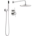 thumbnail image 1 of Delta Robinet Moderne Raincan Système de Douche Rond à 2 Réglages Incluant Pomme de Douche Pluie et Douchette à Main Chrome, Système de Douche Rainfall Chrome, Valve de Douche et Trousse de Garniture, Chrome 342702, 1 of 5