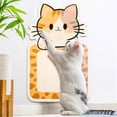 thumbnail image 3 of Vertical Wall-Mounted Cat Scrratcher Pad with Sisal Surface, Includes Random Toy for Furniture Protection, Space-Saving Solution for Indoor Cats Hzhnb | 100%Polyester, A, 3 of 6