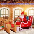 thumbnail image 2 of 5FT Christmas Inflatables Outdoor Decorations  Inflatable Snowman Blow Up Yard Decorations with Rotating LED Lights for Indoor Outdoor Christmas Holiday Yard Garden Lawn Decor, 2 of 5