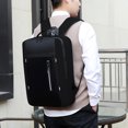 thumbnail image 1 of Cagogo Laptop Backpack, Business Slim Laptop Bag with USB Charging Port for Men Women, Water Resistant 16 Inch Computer Backpack, Durable Travel Backpack for College Study Work Office Commute, 1 of 6