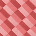 thumbnail image 1 of Ahgly Tapis d'Intérieur Lavable en Machine Carré Transitionnel Rose Corail Clair, 8 Pieds Carré, 1 of 7