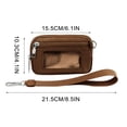 thumbnail image 2 of Boovnll Home Storage, Transparent Pvc Card Wrist Bag Portable Bank Card Coin Storage Bag, Storage, Storage and Organization, Organization and Storage, 2 of 5