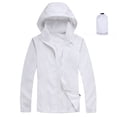 thumbnail image 1 of AherBiu Coupe-Vent Imperméable pour Femmes Imperméable Léger Manteau de Pluie à Capuche Veste de Randonnée Extérieure avec Sac de Rangement, 1 of 2
