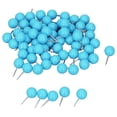 thumbnail image 3 of Map Tacks Marking Pins, Push Pins Map Tacks Easy Storage Durable  For Marking Locations Blue, 3 of 8