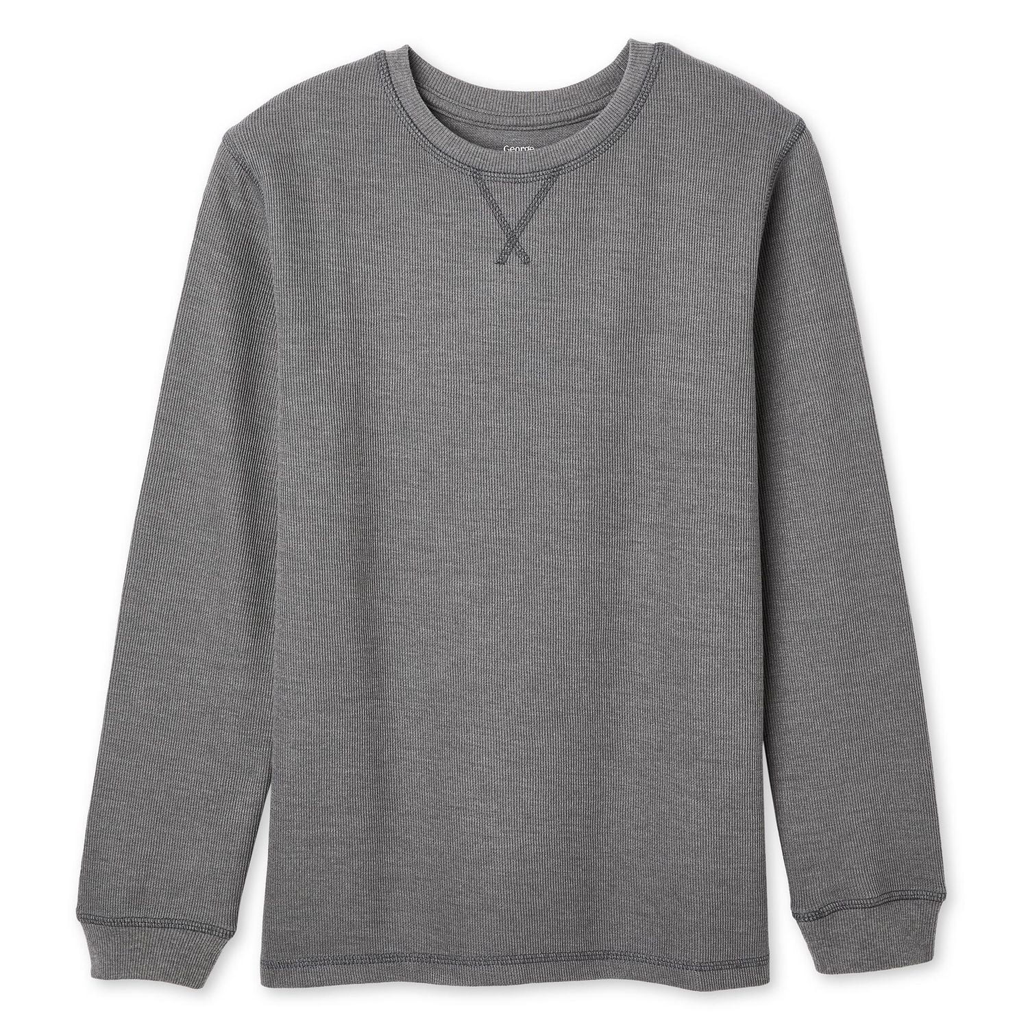T-shirt à manches longues en tricot côtelé George pour garçons