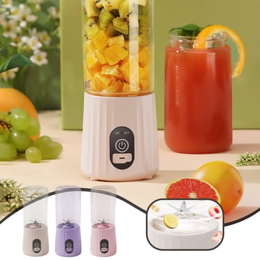 Sentmoon Fruit Juicer USB Charging Blenders Powerful Juicer Cup With 6 Stainless Steel Blades for Shakes Portable Handheld Blenders With Replaceable Lid Juicer Machines Vegetable and Fruit