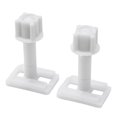 thumbnail image 3 of 2 x Charnières Blanches pour Siège de Toilette Ensemble Complet Boulons Vis Kit de Réparation Salle de Bain Outils, 3 of 4