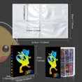 thumbnail image 2 of Trading Card Binder, 4-Pocket Album Book Holder, Fits for TCG Game 240 Cards（QQBD2), 2 of 5