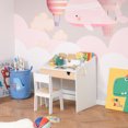 thumbnail image 2 of Qaba Ensemble Bureau et Chaise pour Enfants avec Tiroir Coulissant de Rangement pour 6-10 Ans, 2 of 10