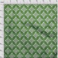thumbnail image 4 of oneOone Cotton Poplin Twill Green Fabric Block Craft Projects Decor Fabric Printed By The Yard 56 Inch Wide, 4 of 5