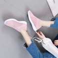 thumbnail image 4 of XIAQUJ Chaussures de Course Semelles en Maille Extérieur Femmes à Enfiler Chaussures de Sport Confortables Chaussures Décontractées pour Femmes Espadrilles Mode pour Femmes Rose 8.5(41), 4 of 7