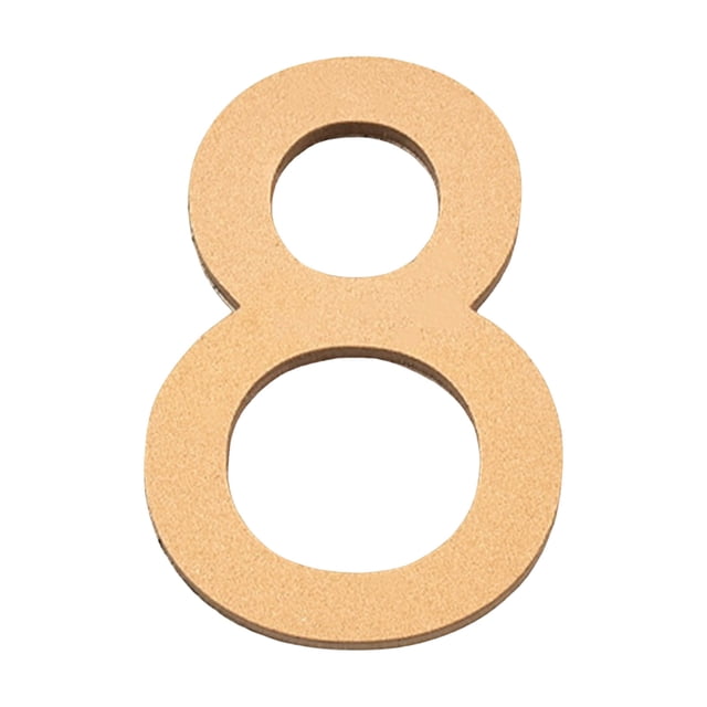 Yhmxh Home Decor,Stickers,Wall Decor, 7CM Acrylic Gold Number Plates For Elegant And Stylish Decor Gold Digital Signage
