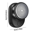thumbnail image 2 of Meitianfacai 2024 Mini Electric Shaver for Men ,Portable Waterproof Wet and Dry Electric Razor, Suitable for Home Travel Car Great Fathers Day Gift,Black, 2 of 5