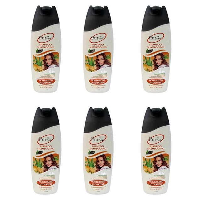 Shampooing Hydratant Hydratant au Citron+ à l'Aloès (200 ml) (Lot de 6) par Purest