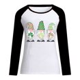 thumbnail image 3 of QIPOPIQ T-Shirts à Manches Longues à Col Rond pour Femmes T-Shirts de la Saint-Patrick T-Shirt Imprimé Trèfle de la Saint-Patrick T-Shirt Vert Porte-Bonheur T-Shirts de la Saint-Patrick Hauts T-Shirts à Col Rond Offres de Chemises des Fêtes, 3 of 5