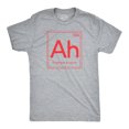 thumbnail image 1 of Ah! The Element Of Surprise T Shirt Funny Sarcastic Science Periodic Table Tee (Heather Grey) - 3XL, 1 of 4