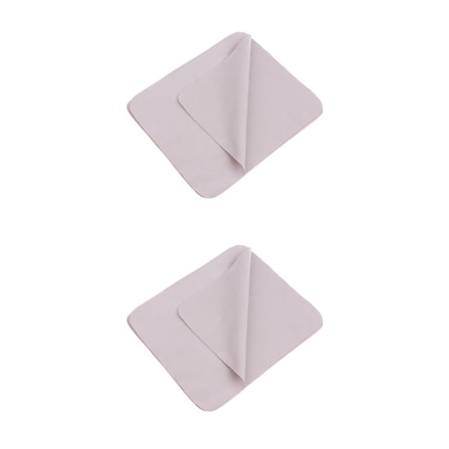 Ruiboury 10 Pieces Microfiber Eyeglasses Camera Lens Phones Cell Cleaning Cloth skin color 2Set
